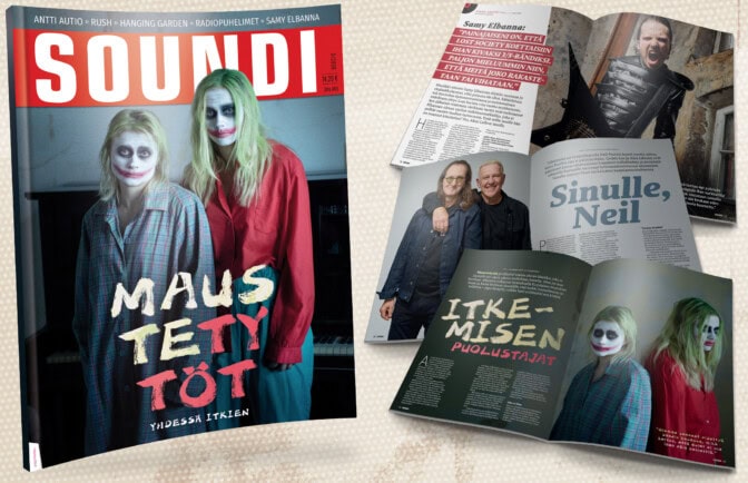 Soundi 3/26: Maustetytöt, Rush, Antti Autio, Radiopuhelimet, Samy Elbanna, Salaliitto, Hanging Garden…
